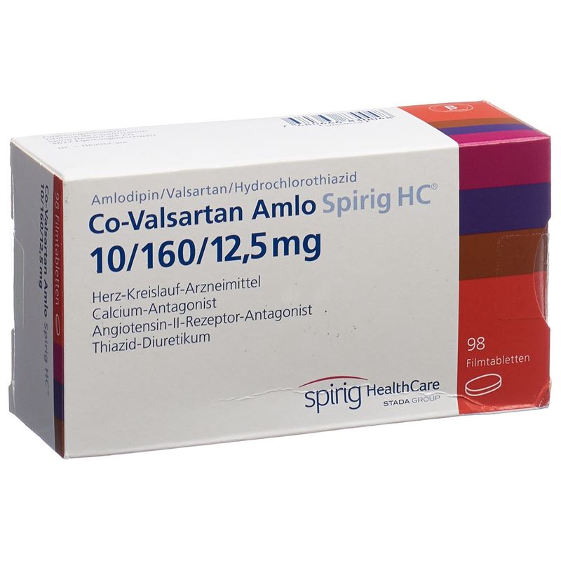 CO-VALSARTAN Amlo Spirig HC 10/160/12.5 98 Stk