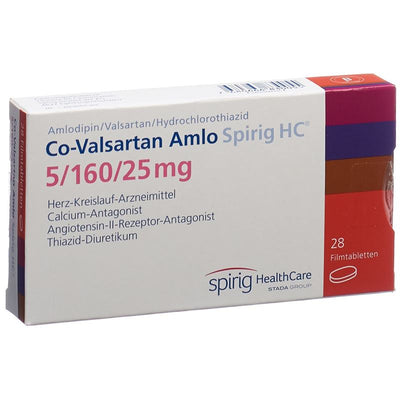 CO-VALSARTAN Amlo Spirig HC 5/160/25 28 Stk