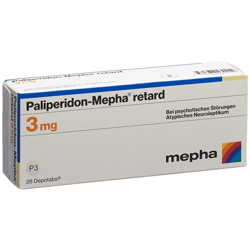 PALIPERIDON Mepha retard Ret Tabl 3 mg 28 Stk