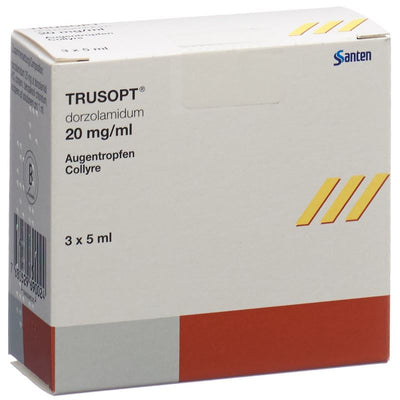 TRUSOPT Gtt Opht 2 % 3 Fl 5 ml