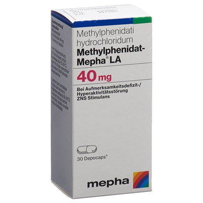 METHYLPHENIDAT Mepha LA Depocaps 40 mg Ds 30 Stk