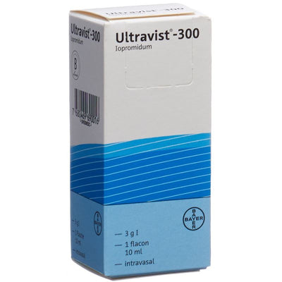 ULTRAVIST Inj Lös 300 mg/ml Fl 10 ml