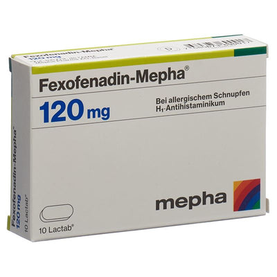 FEXOFENADIN Mepha Lactab 120 mg 10 Stk