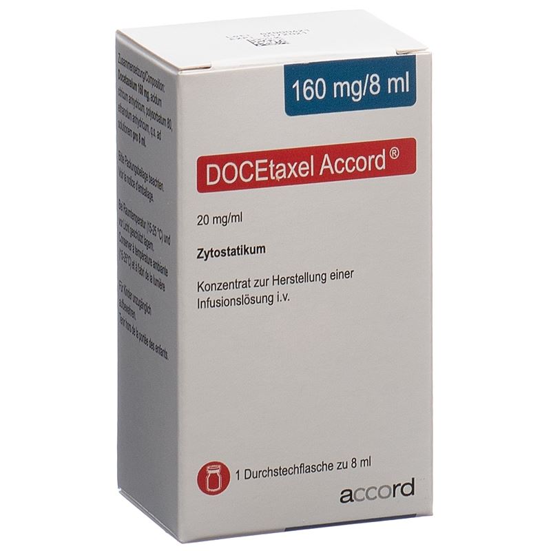 DOCETAXEL Accord Inf Konz 160 mg/8ml 45x20mm