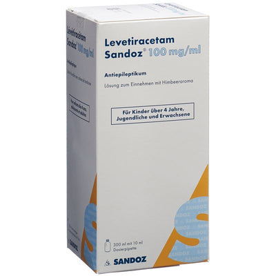 LEVETIRACETAM Sandoz Lös 100 mg/ml Fl 300 ml