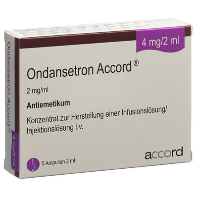 ONDANSETRON Accord Inf Konz 4 mg/2ml 5 Amp 2 ml