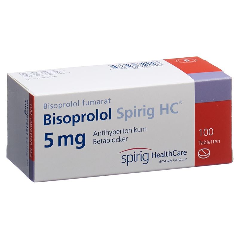 BISOPROLOL Spirig HC Tabl 5 mg 100 Stk