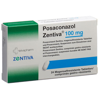 POSACONAZOL Zentiva Tabl 100 mg 24 Stk