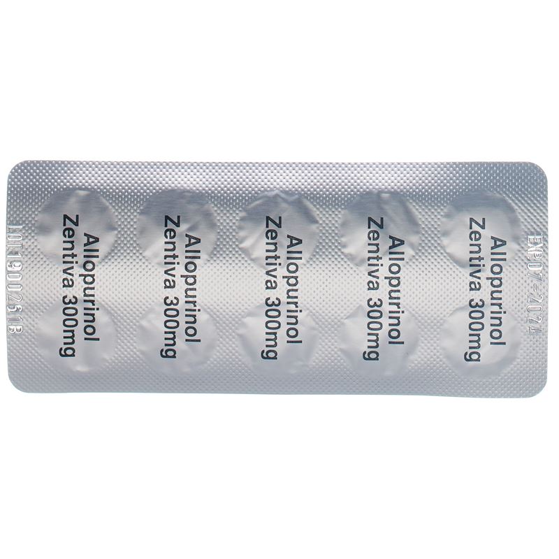 ALLOPURINOL Zentiva Tabl 300 mg 100 Stk - CONTENTBACK