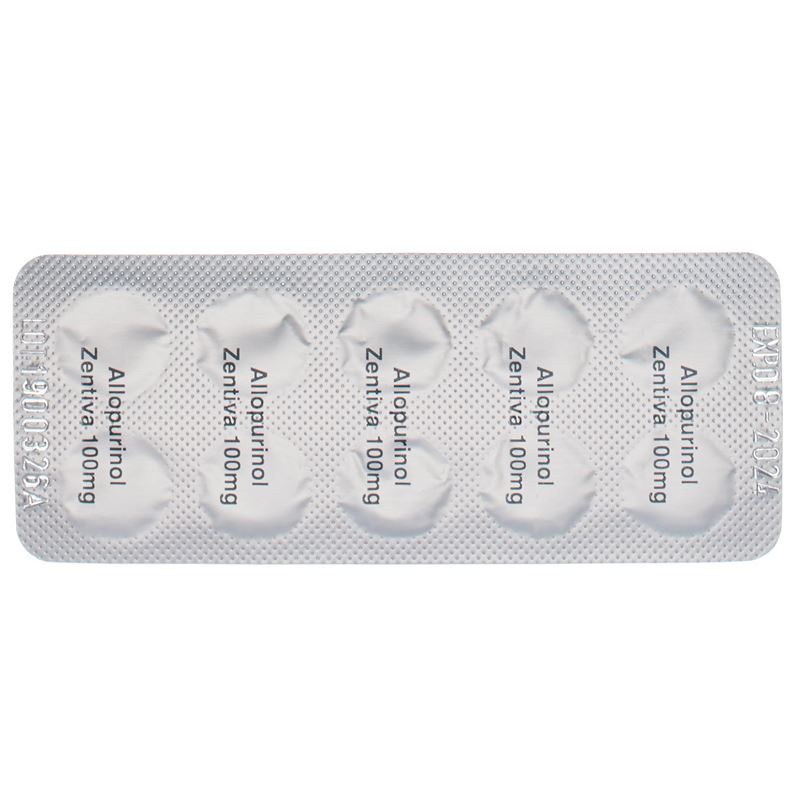 ALLOPURINOL Zentiva Tabl 100 mg 50 Stk - CONTENTBACK