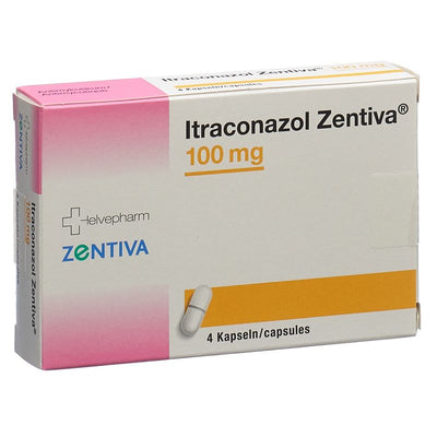 ITRACONAZOL Zentiva 4 Kaps 100 mg 4 Stk