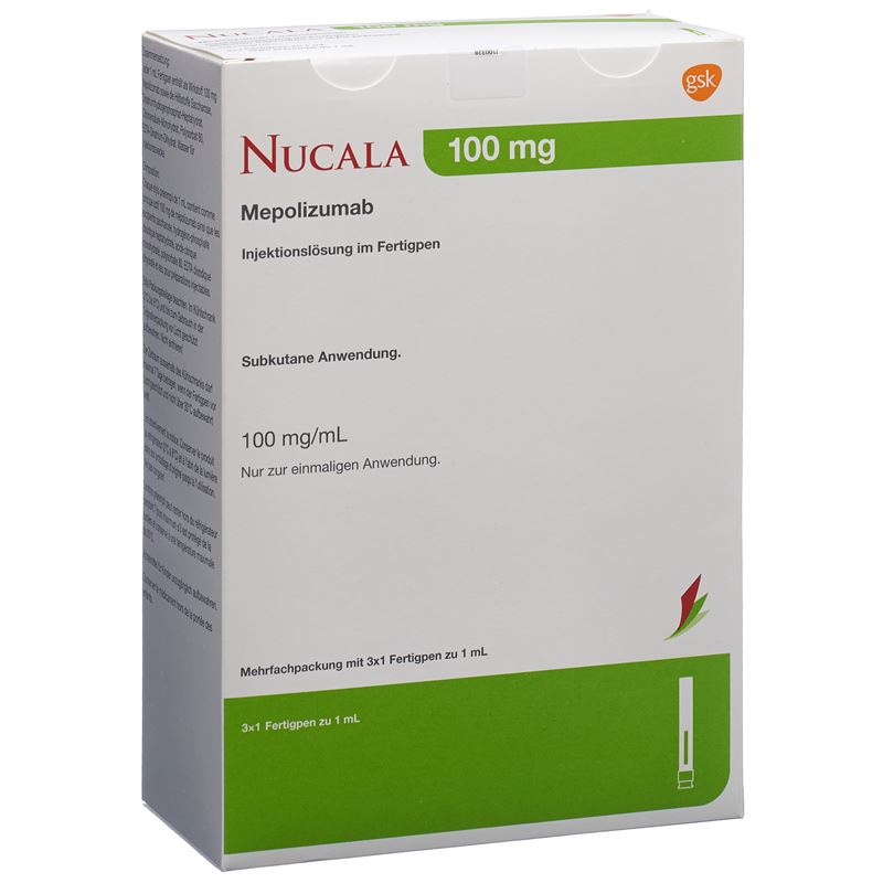 NUCALA Inj Lös 100 mg/ml Fertigpen 3 Stk