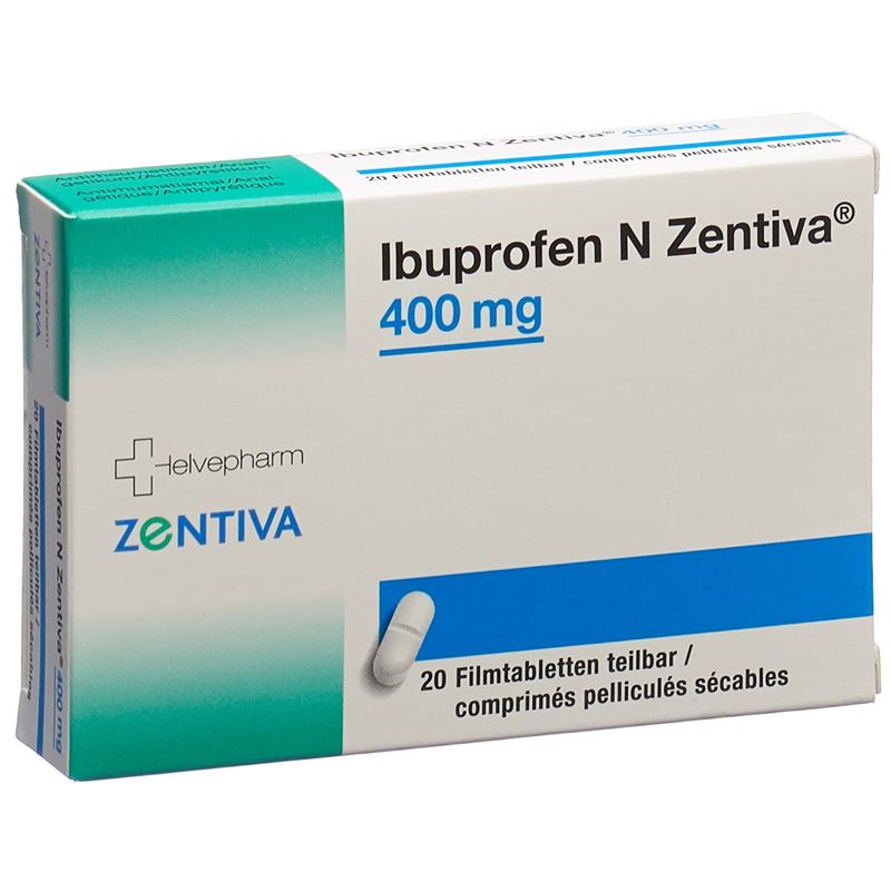 IBUPROFEN N Zentiva Filmtabl 400 mg 20 Stk