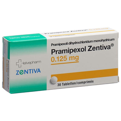 PRAMIPEXOL Zentiva Tabl 0.125 mg 30 Stk