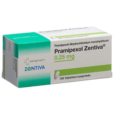 PRAMIPEXOL Zentiva Tabl 0.25 mg 100 Stk