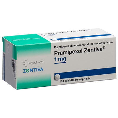 PRAMIPEXOL Zentiva Tabl 1 mg 100 Stk