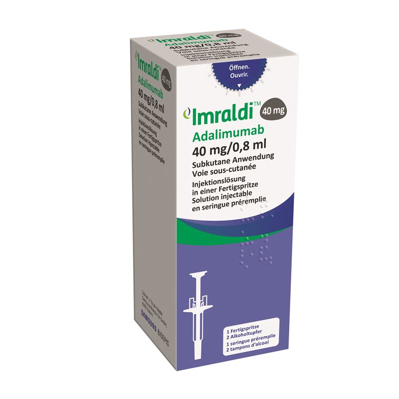 IMRALDI Inj Lös 40 mg/0.8ml Fertigspr 0.8 ml