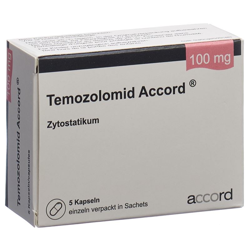 TEMOZOLOMID Accord Kaps 100 mg Btl 5 Stk