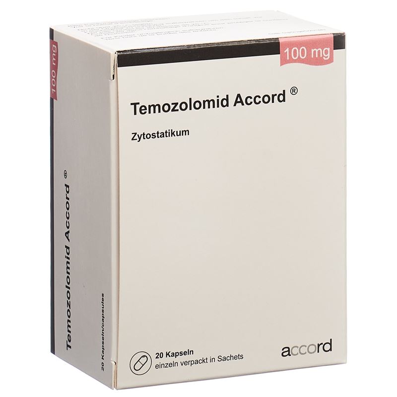 TEMOZOLOMID Accord Kaps 100 mg Btl 20 Stk