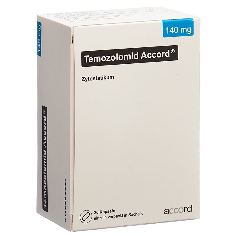 TEMOZOLOMID Accord Kaps 140 mg Btl 20 Stk