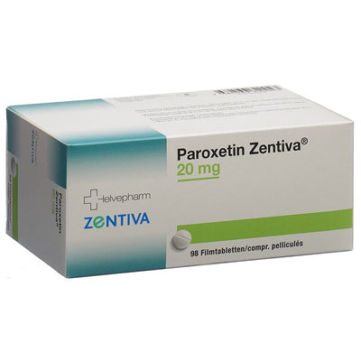 PAROXETIN Zentiva Filmtabl 20 mg 98 Stk