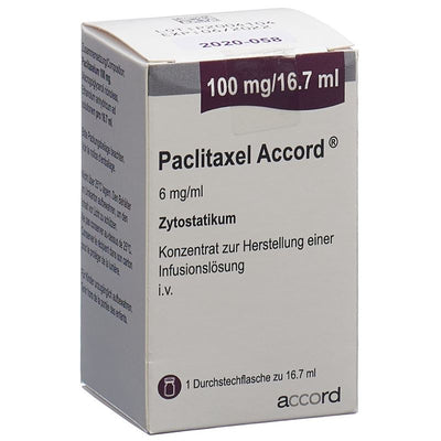 PACLITAXEL Accord 100 mg/16.7ml Durchstf 16.7 ml