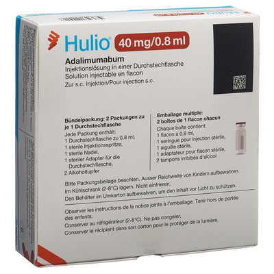 HULIO Inj Lös 40 mg/0.8ml Durchstf 2 Stk