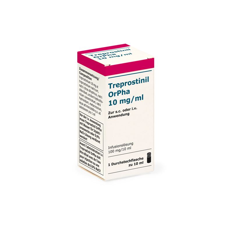 TREPROSTINIL OrPha Inf Lös 10 mg/ml 10 ml