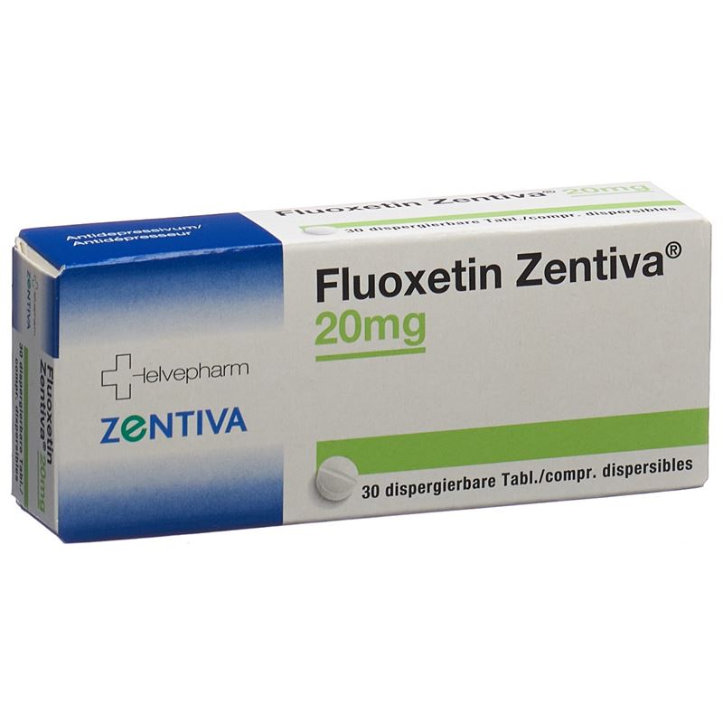 FLUOXETIN Zentiva Disp Tabl 20 mg 30 Stk