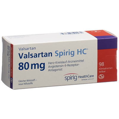 VALSARTAN Spirig HC Filmtabl 80 mg 98 Stk