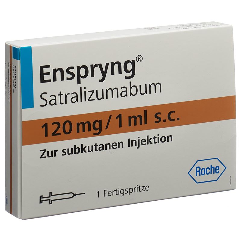 ENSPRYNG Inj Lös 120 mg/ml Fertspr 1 ml