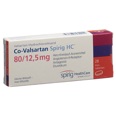 CO-VALSARTAN Spirig HC Filmtabl 80/12.5 mg 28 Stk