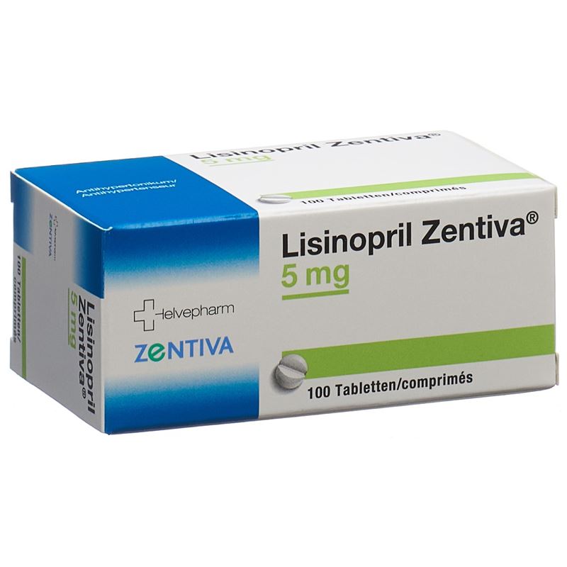 LISINOPRIL Zentiva Tabl 5 mg 100 Stk