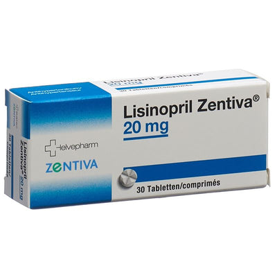 LISINOPRIL Zentiva Tabl 20 mg 30 Stk