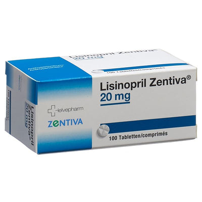 LISINOPRIL Zentiva Tabl 20 mg 100 Stk