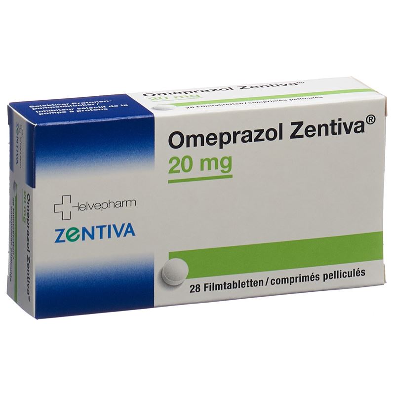 OMEPRAZOL Zentiva Filmtabl 20 mg 28 Stk