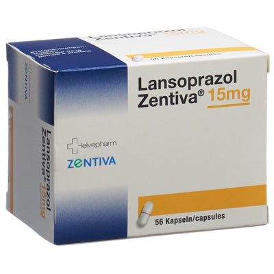 LANSOPRAZOL Zentiva Kaps 15 mg 56 Stk