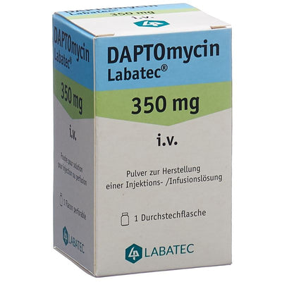 DAPTOMYCIN Labatec Trockensub 350 mg Durchstf