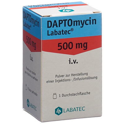 DAPTOMYCIN Labatec Trockensub 500 mg Durchstf