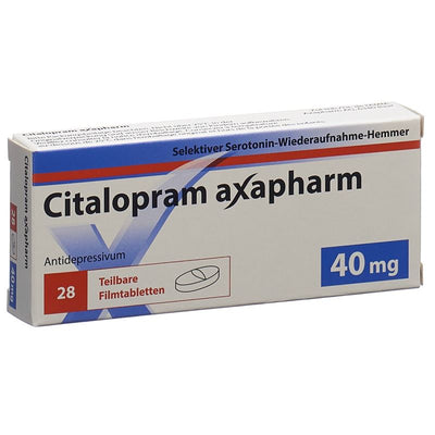 CITALOPRAM Axapharm Filmtabl 40 mg 28 Stk