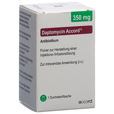 DAPTOMYCIN Accord Trockensub 350 mg Durchstf