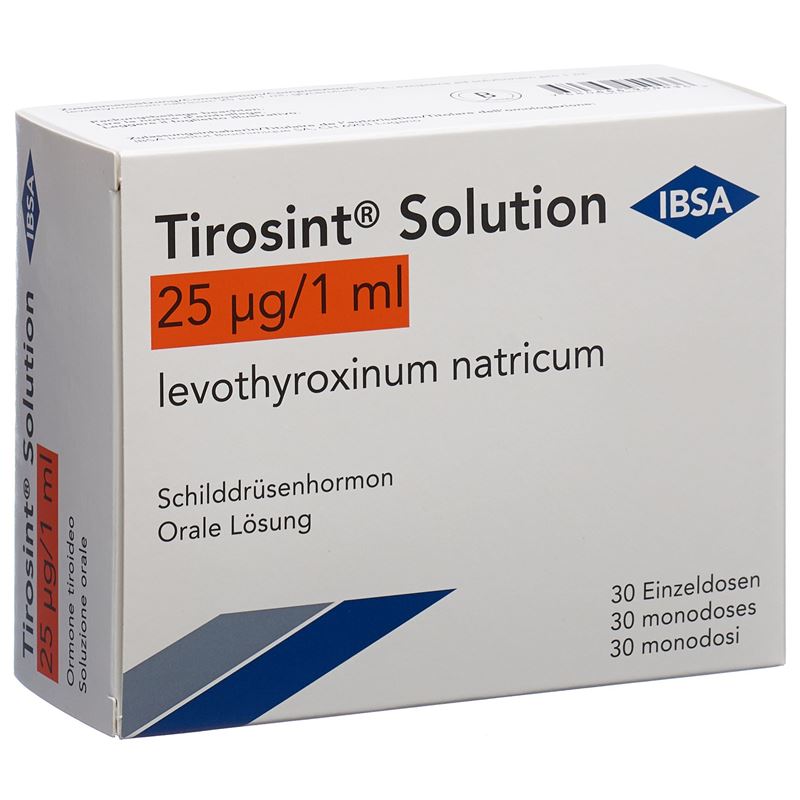 TIROSINT Solution 25 mcg 30 Amp 1 ml