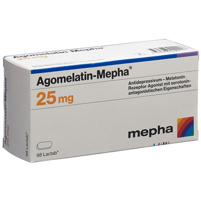 AGOMELATIN Mepha Filmtabl 25 mg 98 Stk