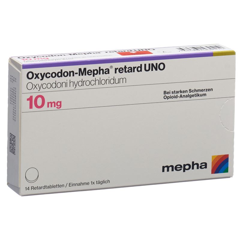 OXYCODON Mepha retard UNO Ret Tabl 10 mg 14 Stk