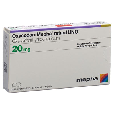 OXYCODON Mepha retard UNO Ret Tabl 20 mg 14 Stk
