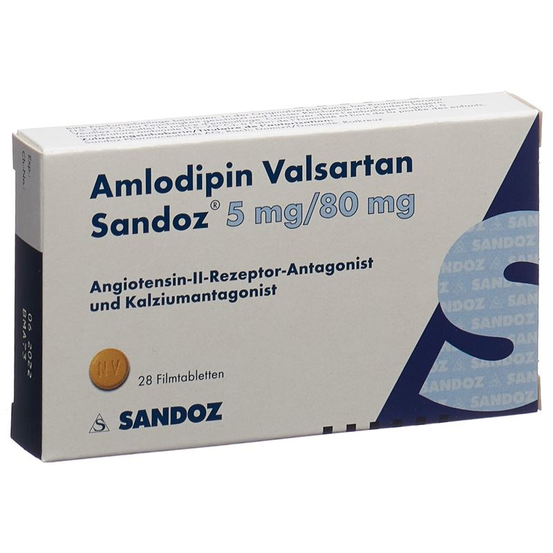 AMLODIPIN VALSARTAN Sandoz Filmtabl 5/80 28 Stk