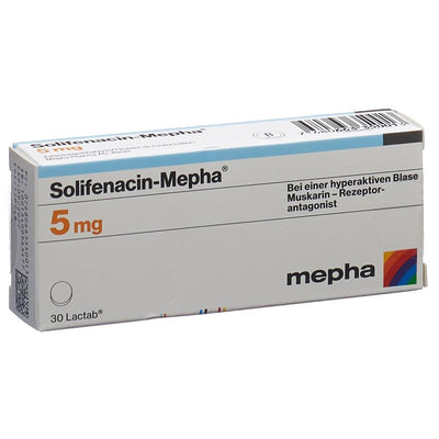 SOLIFENACIN Mepha Filmtabl 5 mg 30 Stk