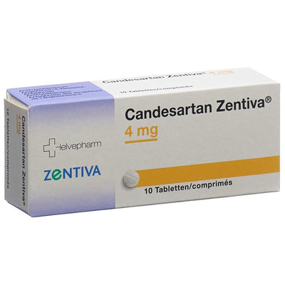 CANDESARTAN Zentiva Tabl 4 mg Blist 10 Stk