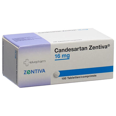 CANDESARTAN Zentiva Tabl 16 mg 100 Stk