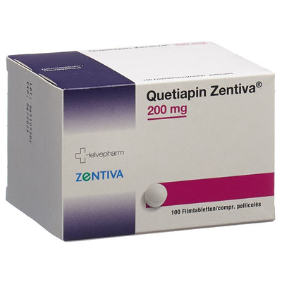 QUETIAPIN Zentiva Filmtabl 200 mg 100 Stk